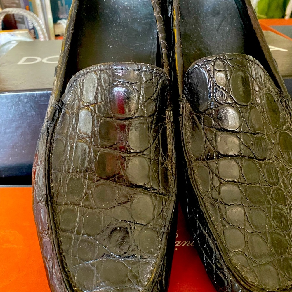Beautiful genuine Alligator Prada loafers!!